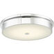 Spark LED 15 inch Chrome Flush Mount Ceiling Light