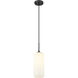 Monty 1 Light 5.25 inch Matte Black Pendant Ceiling Light