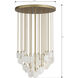 Velisse 8 Light 35.5 inch Legacy Brass Pendant Ceiling Light