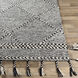 Zanafi Tassels 144 X 106 inch Black Rug in 9 X 12, Rectangle