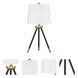 Bejamin 26 inch 60 watt Painted Black and Painted Gold Table Lamp Portable Light