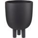 Booth 10.25 X 8 inch Vase in Black