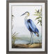 Blue Heron Gray Heron Blue Framed Art, Propac