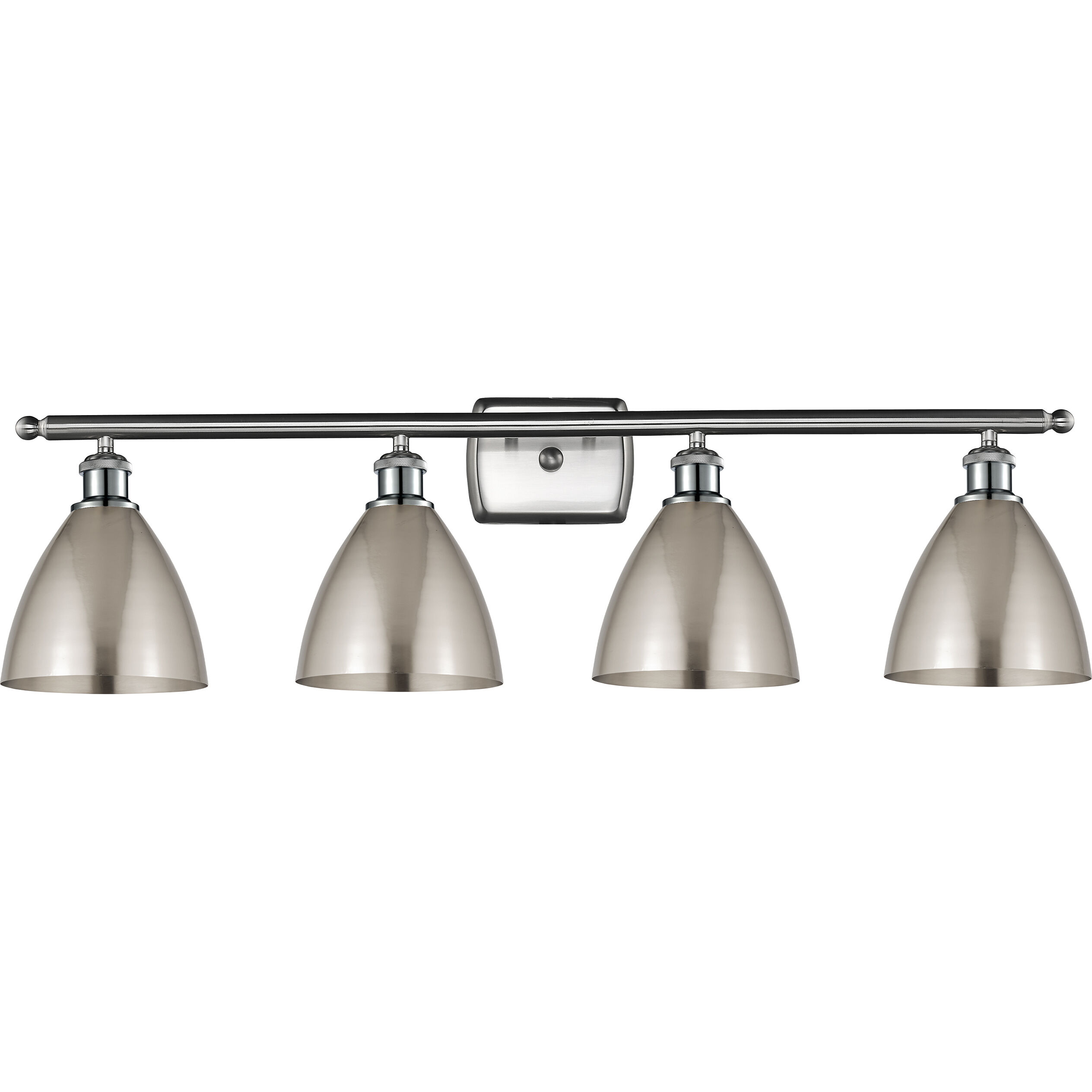 Ballston Dome LED 37.5 inch Brushed Satin Nickel Bath Vanity Light Wall Light