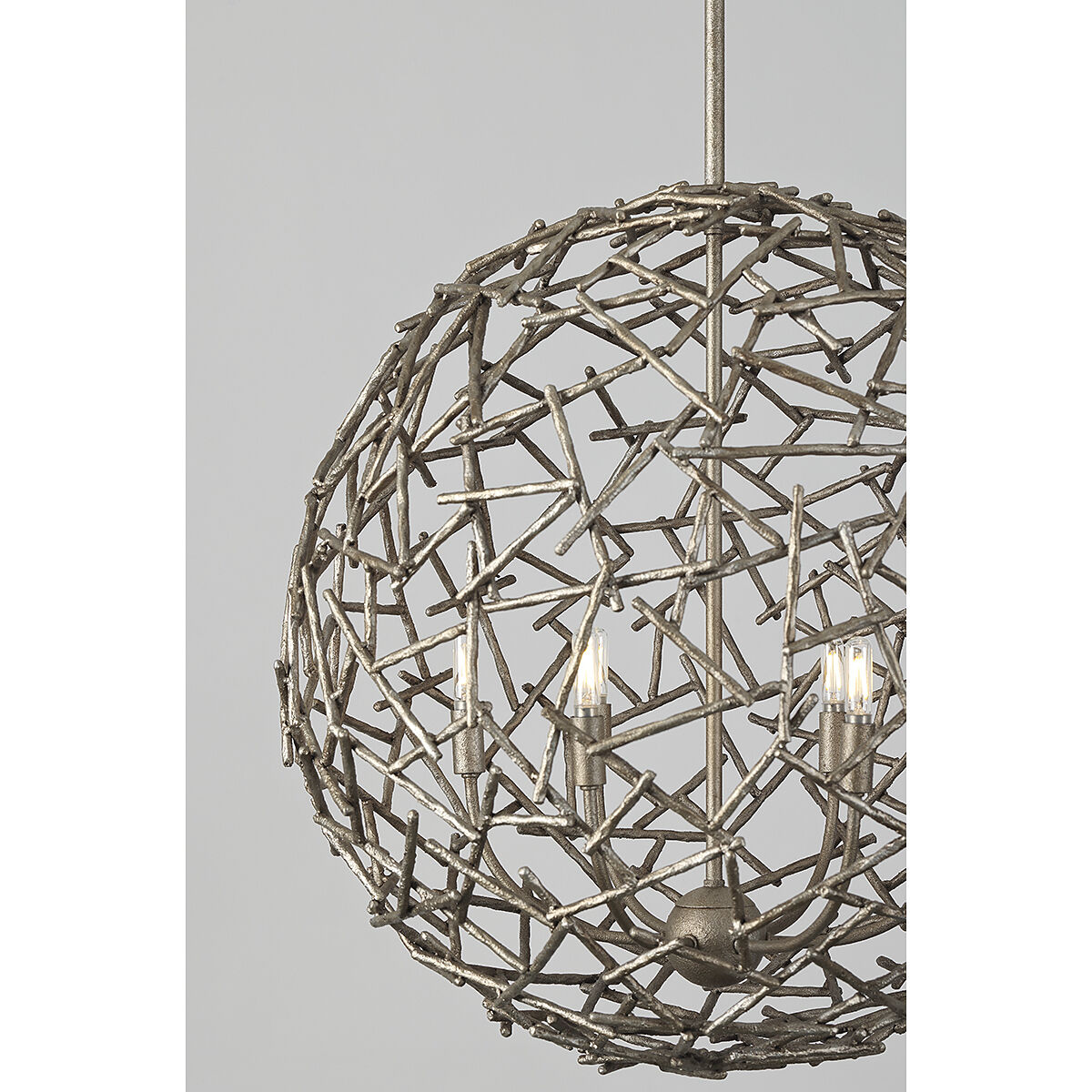 Hendren 6 Light 28 inch Campagne Luxe Pendant Ceiling Light