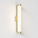 Burlington LED 4.65 inch Matte Gold Bathroom Wall Light