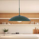 Regent Pendant Ceiling Light in Pine Green