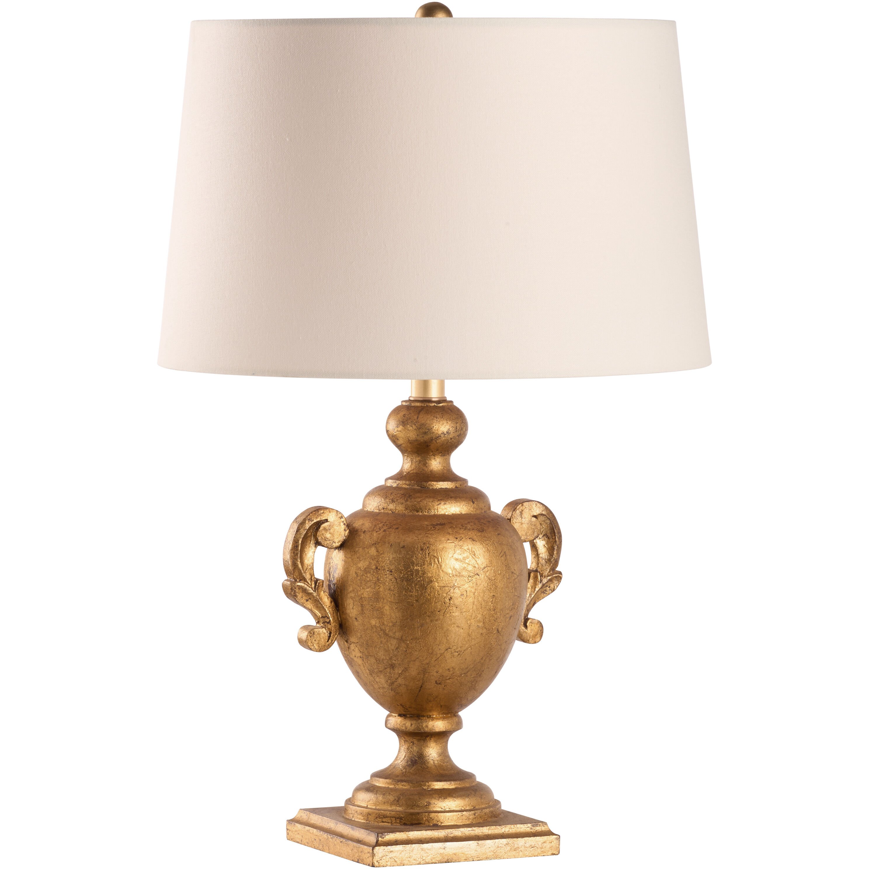 Gosford 18 inch 100.00 watt Gold Table Lamp Portable Light