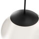 Honeymooner LED 20 inch Black Pendant Ceiling Light, dweLED