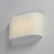 Prime LED 13 inch White Linen ADA Wall Sconce Wall Light