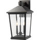 Beacon 3 Light 22.5 inch Oil Rubbed Bronze Outdoor Wall Light