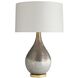 Romy 32 inch Satin Silvered Bronze Table Lamp Portable Light