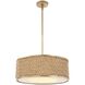 Pinchot 4 Light 22.25 inch Brushed Matte Gold Pendant Ceiling Light