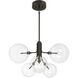Contemporary LED 26.75 inch Oil Rubbed Bronze Chandelier Ceiling Light