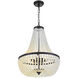 Rylee 6 Light 18.75 inch Matte Black Chandelier Ceiling Light