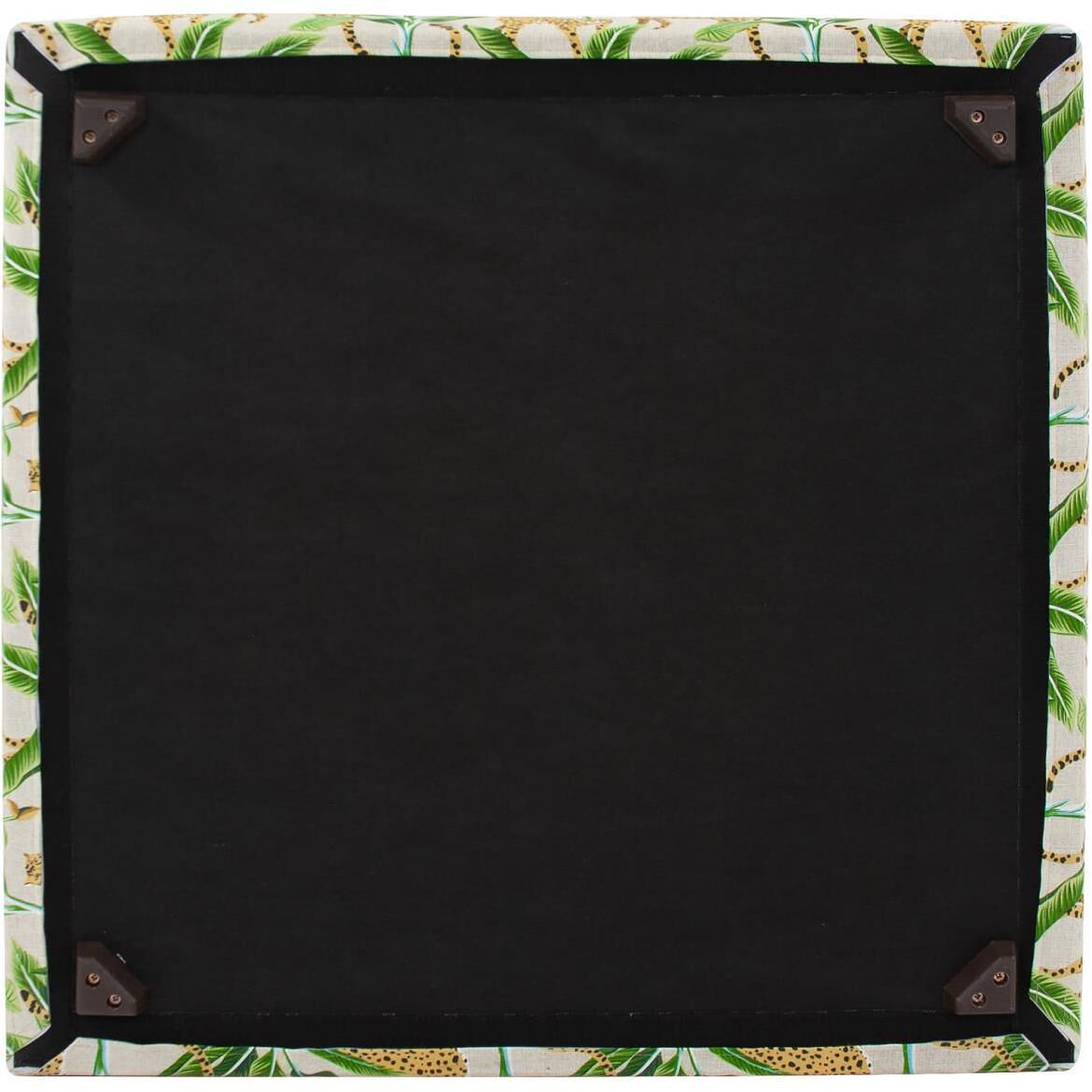 Safari Universal 17 inch Natural Outdoor Ottoman Frame & Cover