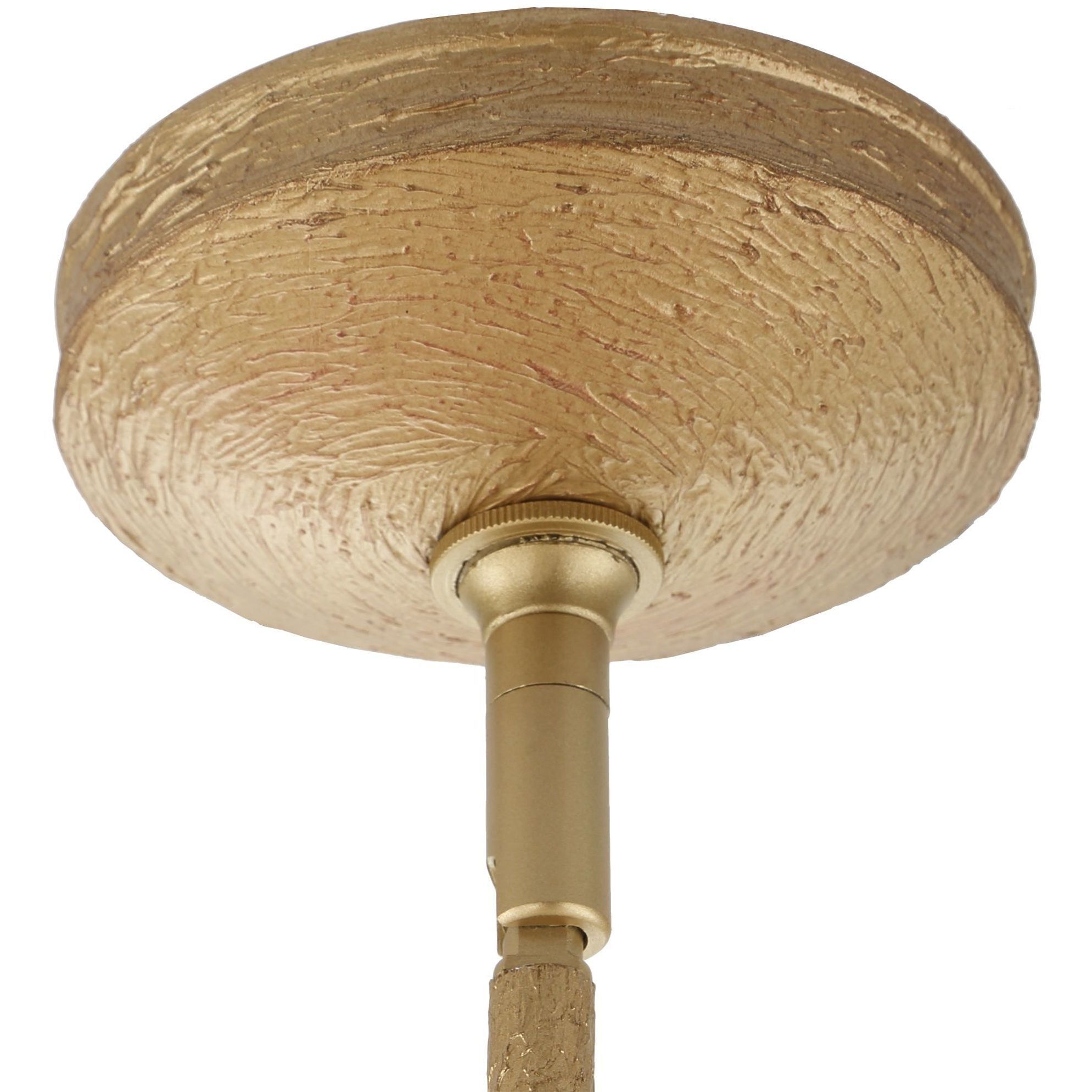 Algiers 8 Light 30 inch Textured Soft Gold Pendant Ceiling Light