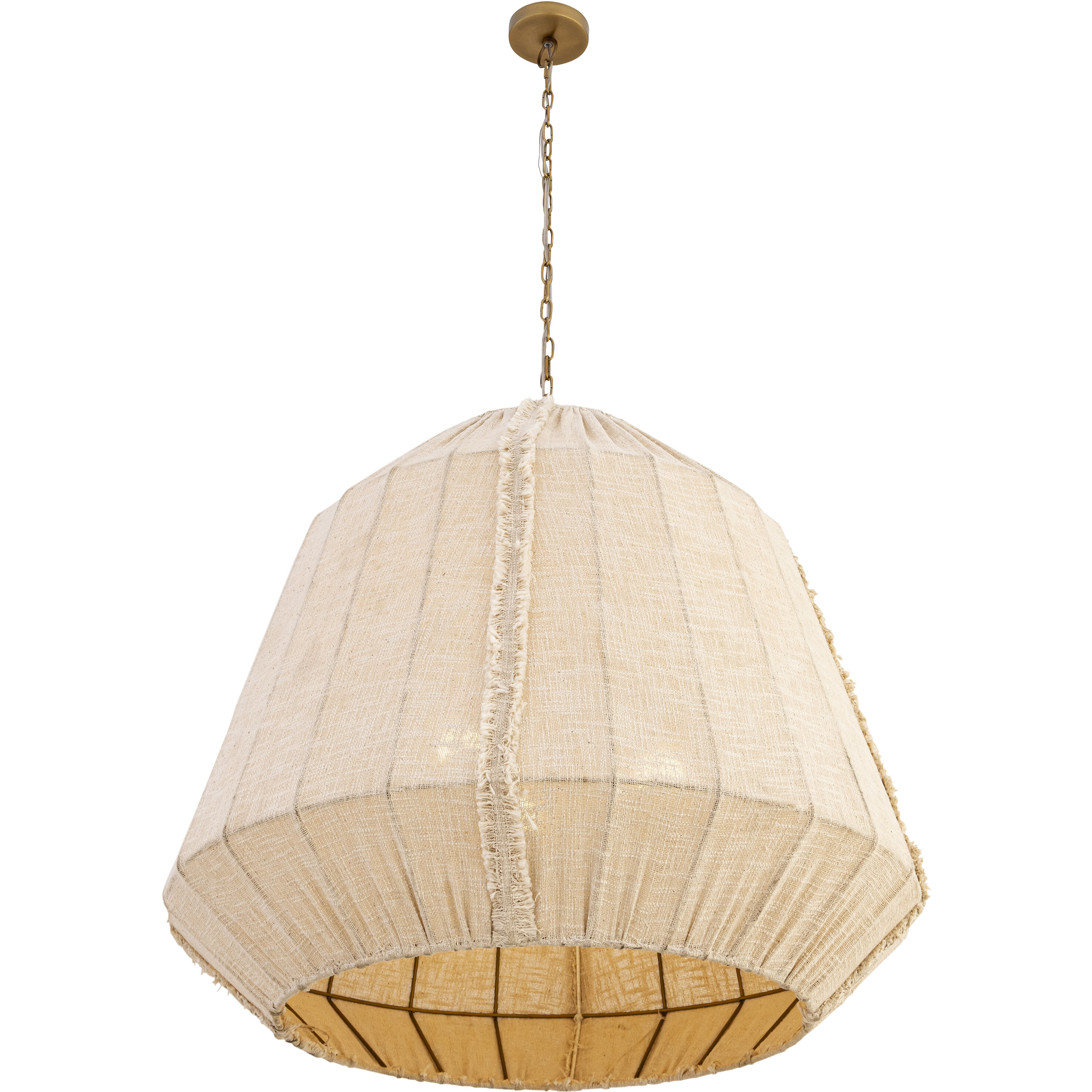 Velune 3 Light 36 inch Legacy Brass Pendant Ceiling Light