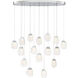 Paget 16 Light 14 inch Chrome Chandelier Ceiling Light