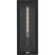 Young 1 Light 18 inch Matte Black Outdoor Wall Lantern