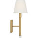 Alexa Hampton Greard 1 Light 6 inch Gild Sconce Wall Light