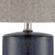 Jacoby 28.5 inch 150 watt Navy Blue Table Lamp Portable Light