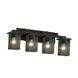 Montana 4 Light 29.25 inch Dark Bronze Bath Light Wall Light