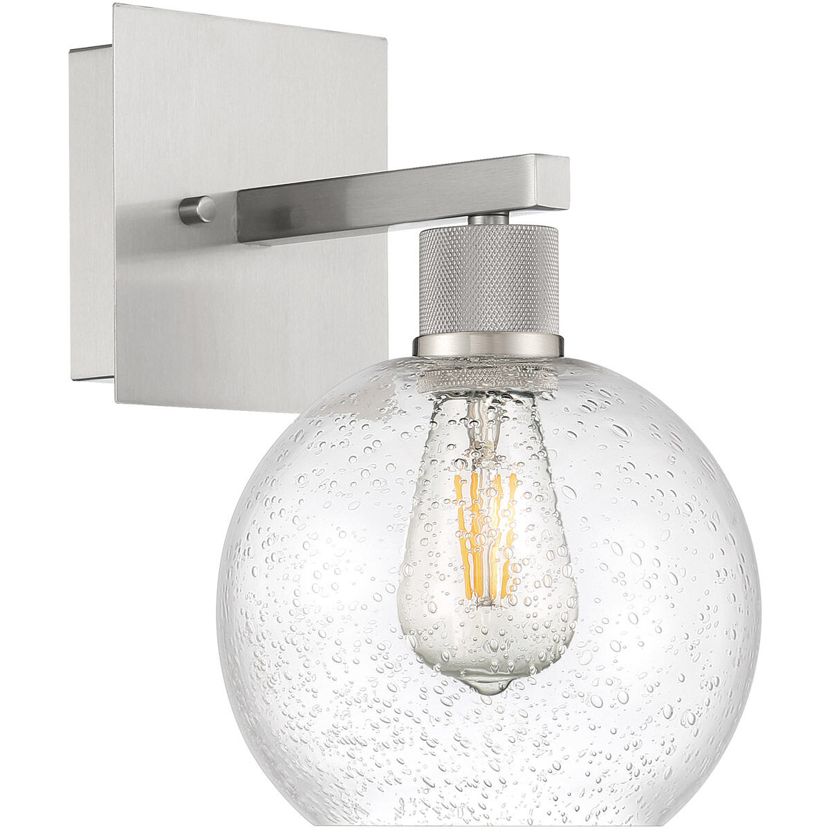 Port Nine LED 8 inch Brushed Steel Wall Sconce Wall Light