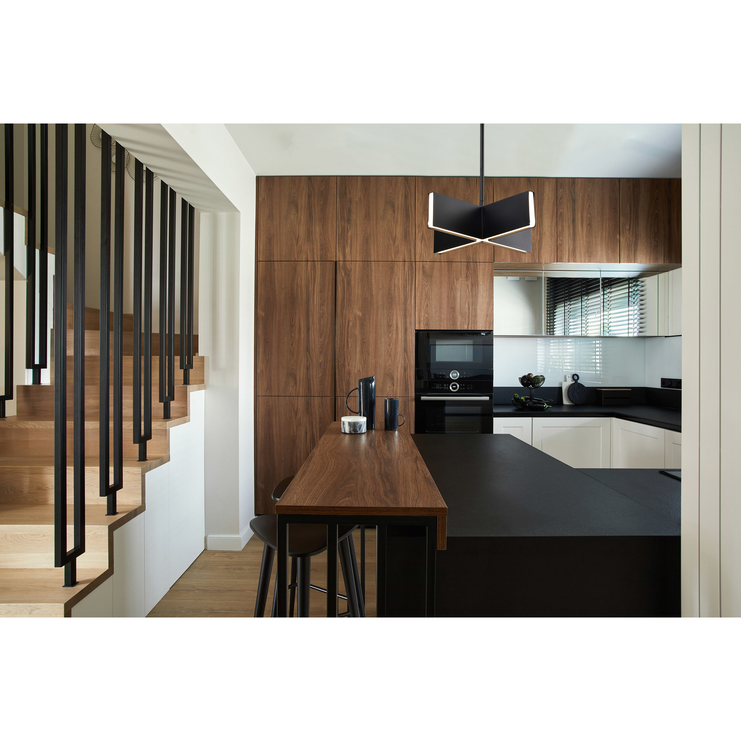 Blaine LED 15.75 inch Matte Black Pendant Ceiling Light