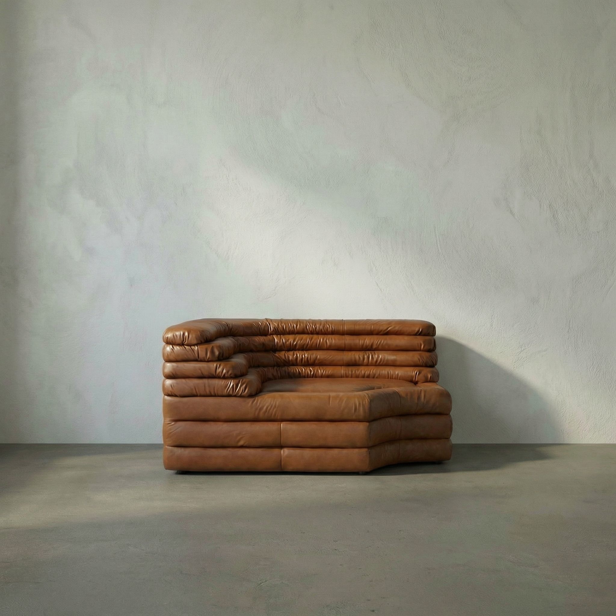 Bandera Roche Tan Modular Sofa, Corner