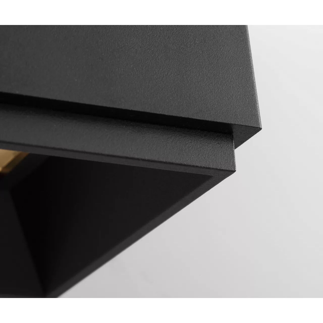 Huntwick LED 5 inch Textured Black Outdoor Wall Lantern