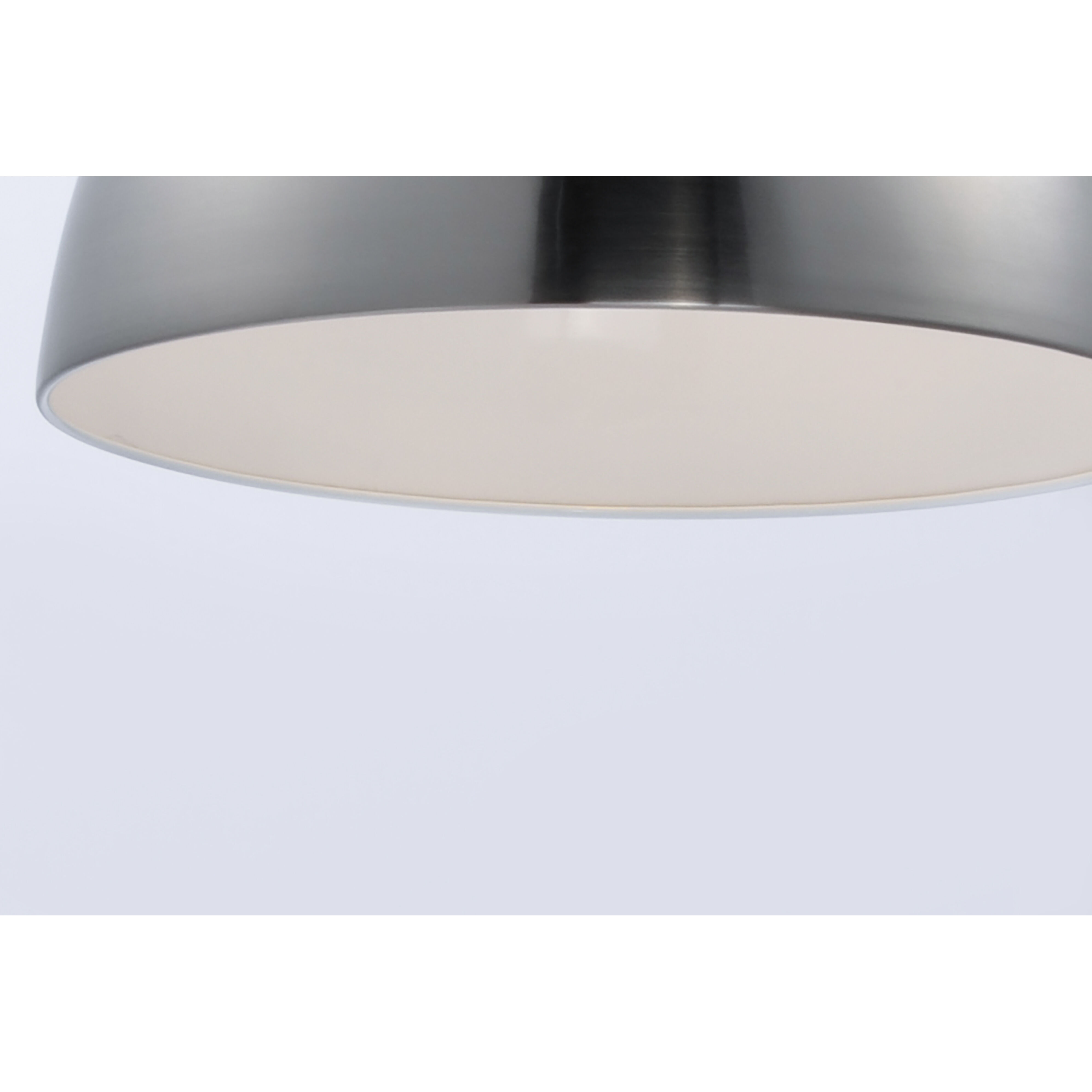 Cora 1 Light 13.75 inch Satin Nickel Single Pendant Ceiling Light