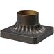 Outdoor Accessories 8 inch Hazelnut Bronze Outdoor Pier Mount