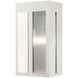 Lafayette 1 Light 11 inch Brushed Nickel Outdoor ADA Wall Lantern