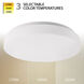 Blo LED 15 inch White Flush Mount Ceiling Light, WAC Limited