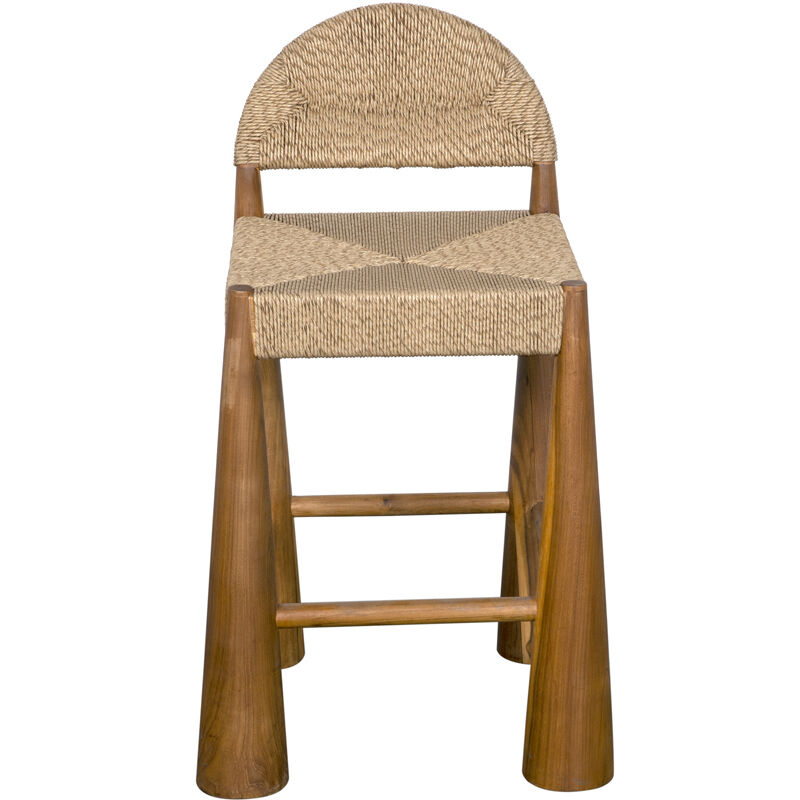 Laredo 34 inch Clear Coat Flat Counter Stool