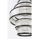 Empra LED 47.25 inch Matte Black Grand Chandelier Ceiling Light