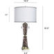 Trabzon 32.5 inch 60 watt Trabzon Gold and White Table Lamp Portable Light