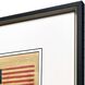 American Flags Blue and Red Framed Art