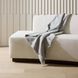 Islander Vanilla and Dark Walnut Sofa, Right