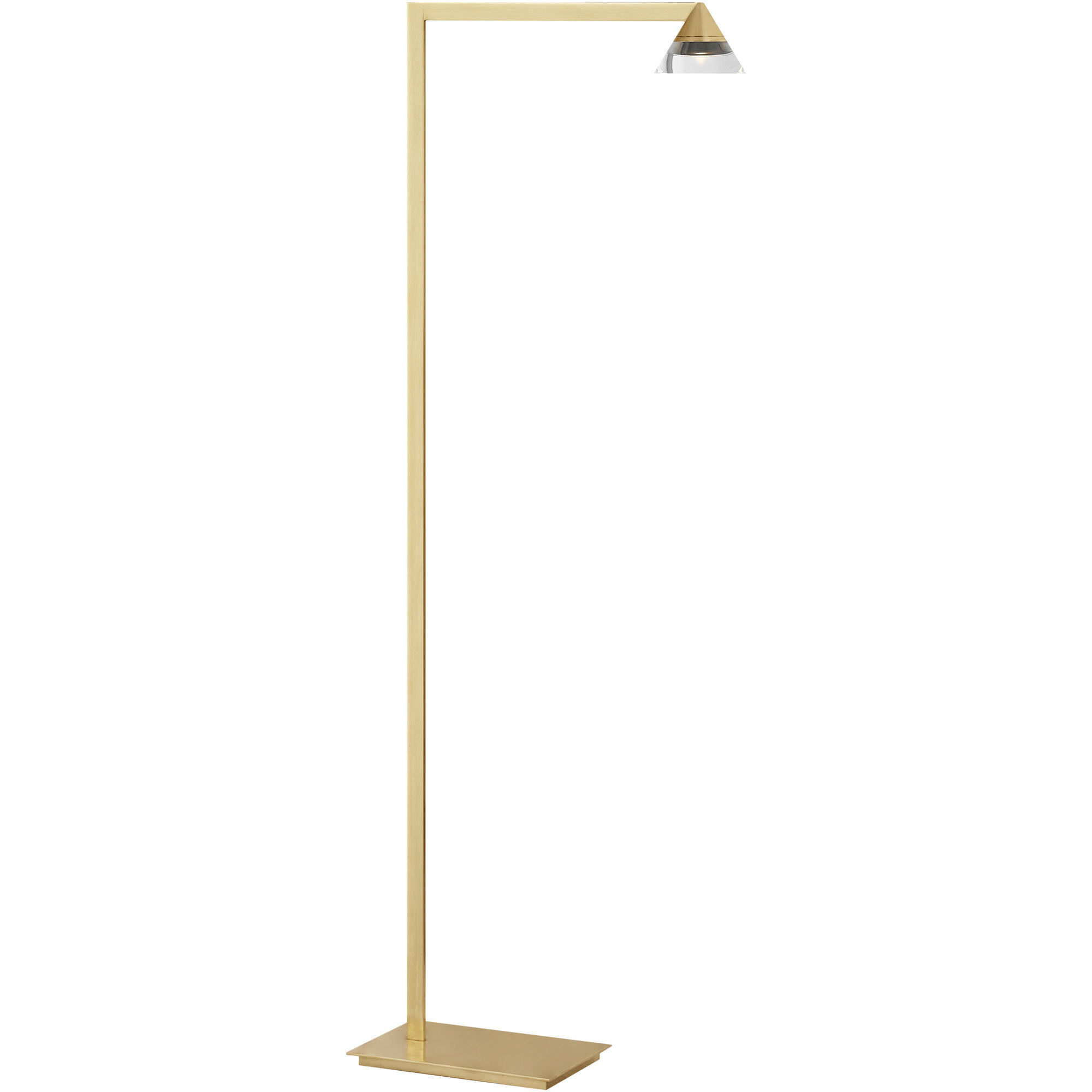Sean Lavin Midrand 42 inch 7.60 watt Hand-Rubbed Antique Brass Floor Lamp Portable Light