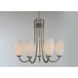 Taylor 5 Light 27.5 inch Satin Nickel Chandelier Ceiling Light