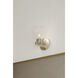 Noellea 1 Light 6.5 inch Brushed Nickel Bath Sconce Wall Light