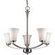 Aubrey 5 Light 23.75 inch Brushed Nickel Chandelier Ceiling Light