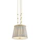 Valeria 1 Light 18 inch Aged Brass Pendant Ceiling Light