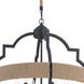 Beaumont LED 25 inch Textured Gray Pendant Ceiling Light