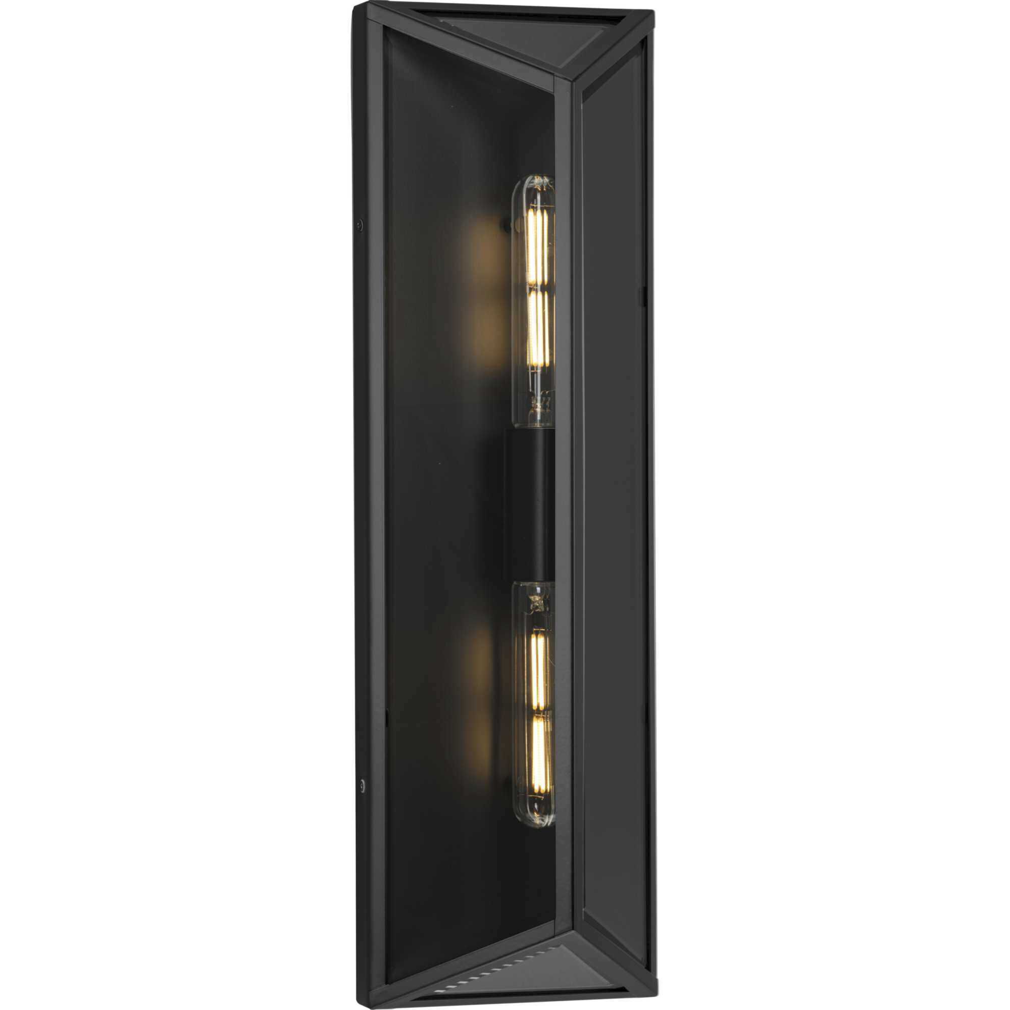 Bristol 2 Light 24 inch Matte Black Outdoor Wall Lantern