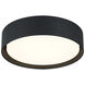 Ezra LED 12.63 inch Matte Black Flush Mount Ceiling Light