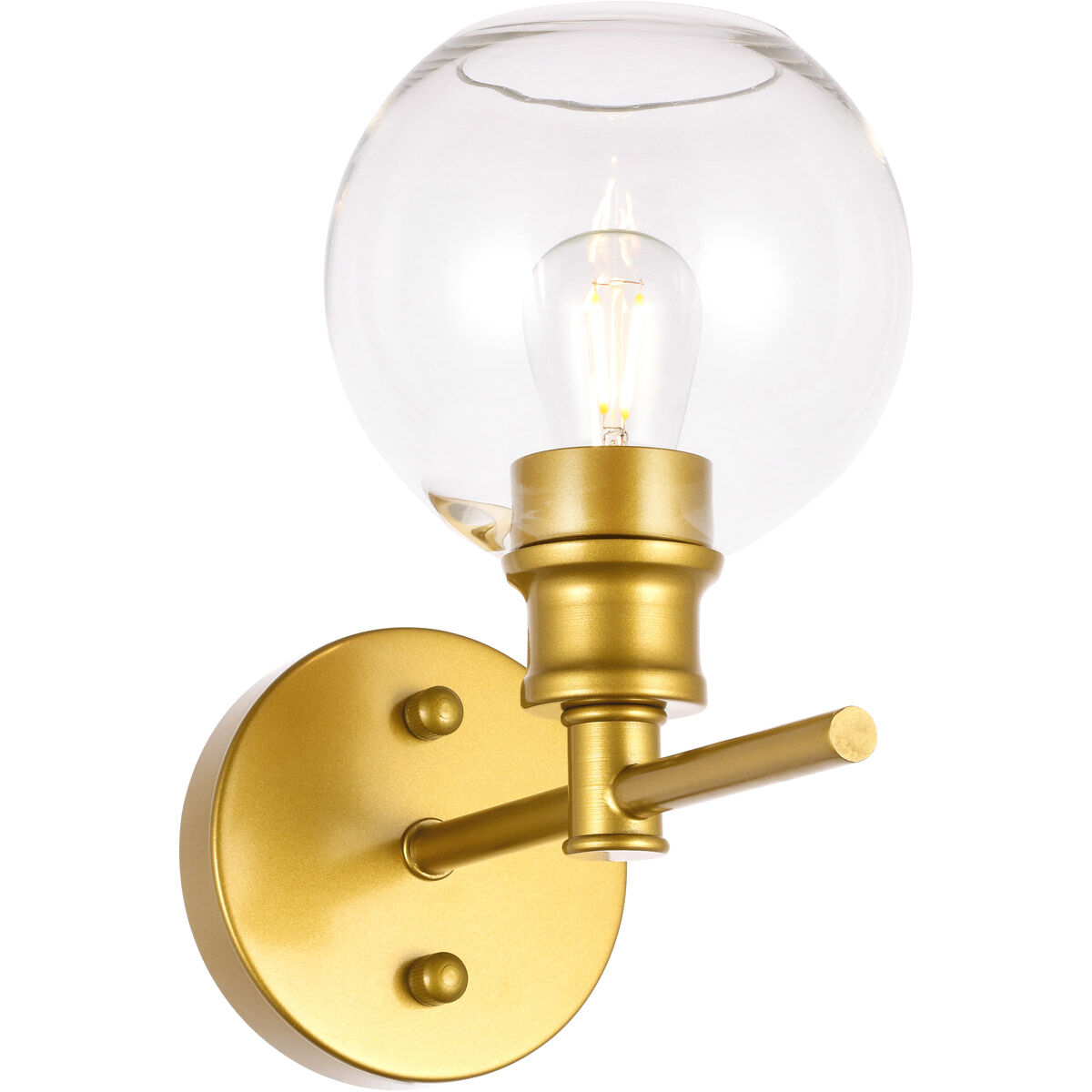 Collier 1 Light 6 inch Brass Wall sconce Wall Light