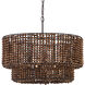 Beaudelle 5 Light 30 inch Dark Bronze Pendant Ceiling Light